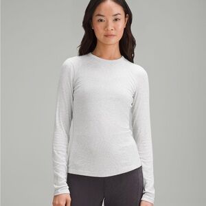 Lululemon Hold Tight Shirt Grey SIZE 8